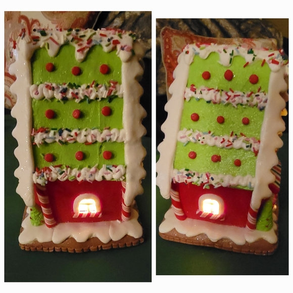 New in Box- Light Up-Led Tabletop Gingerbread Junction House by Kirk S. Alder - Picture 6 of 12